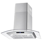 Cosmo 3 Piece Kitchen Appliance Package With 36" Electric Cooktop 36" Wall Mount Range Hood 24" Single Electric Wall Oven Kitchen Appliance Bundles