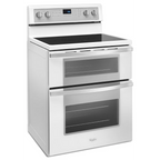 Whirlpool 30�� 6.7 cu ft Double Oven Gas Range in Stainless Steel