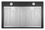 Hauslane Chef Series Pro Model WM-530 30" Convertible  Wall Mount Chimney Range Hood 120V in Matte Black