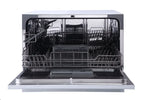 Countertop Dishwasher with Delay Start & LED - Silver
