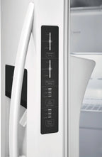 Frigidaire FRSS2623AW 26 Cu. Ft. 36'' Standard Depth Side-by-Side Refrigerator, White