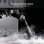 Entcook Espresso Machine with Grinder & Milk Frother, 15 Bar 2.5 L Cappuccino Coffee Maker