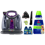 BISSELL Littlle Green ProHeat Advanced Pet Portable Deep Cleaning, for Carpet, Upholstery, and Auto, tough stain removal, Heatwave Technology, Lightweight, 2513W