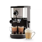 Capresso 12005 Compact Espresso and Cappuccino Machine - Black/Stainless