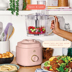 Beautiful 10-Cup Food Processor with Accessories, White Icing by Drew Barrymore