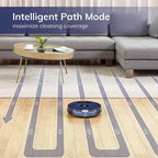 ILIFE A80 Max-W Robot Vacuum Cleaner, 2000Pa, Wi-Fi, 2-in-1 Roller Brush, Route Planning, Hard Floors and Medium Carpets