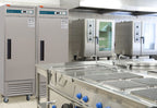 Westlake Commercial Reach In Upright Freezer WKF-49B Double Solid Door Stainless Steel 49 Cu. ft