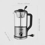 Drip Electric Coffee Maker, Electric Kettle, Watering Extracts, 600 , 1.2L, BPA-free, Tea Free Kettle Coffee Press, Glass and Stainless Steel, Coffee Maker, Tea Kettle