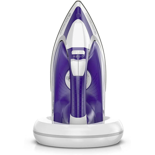 Black + Decker - Cordless Iron with Non-Stick Sole, Purple
