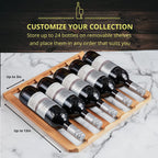 Schmecke 24-Bottle Freestanding Wine Cooler - Black