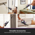 Eureka Stylus Elite Anti-Tangle Cordless Stick Vacuum Cleaner, 60 Minute Runtime, Auto-Empty Dust Station, Pet Hair, Multi-Surface, NEC490SE