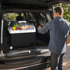 12 Volt Car Refrigerator, 37QT Portable Fridge Freezer(-4�H~68�H), Compressor Cooler 12/24V DC and 110~240 AC for Truck Van RV Camper SUV Travel Camping Road Trips