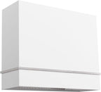 Akicon Range Hood 36 Inch, Ultra Quite Stainless Steel Kitchen Hood, Wall Mount Square Vent Hood with LED Light and Dishwasher-Safe Filters, Hood Vents for Kitchen, 3 Speeds, 600 CFM (AK-HS36HB-SWG)