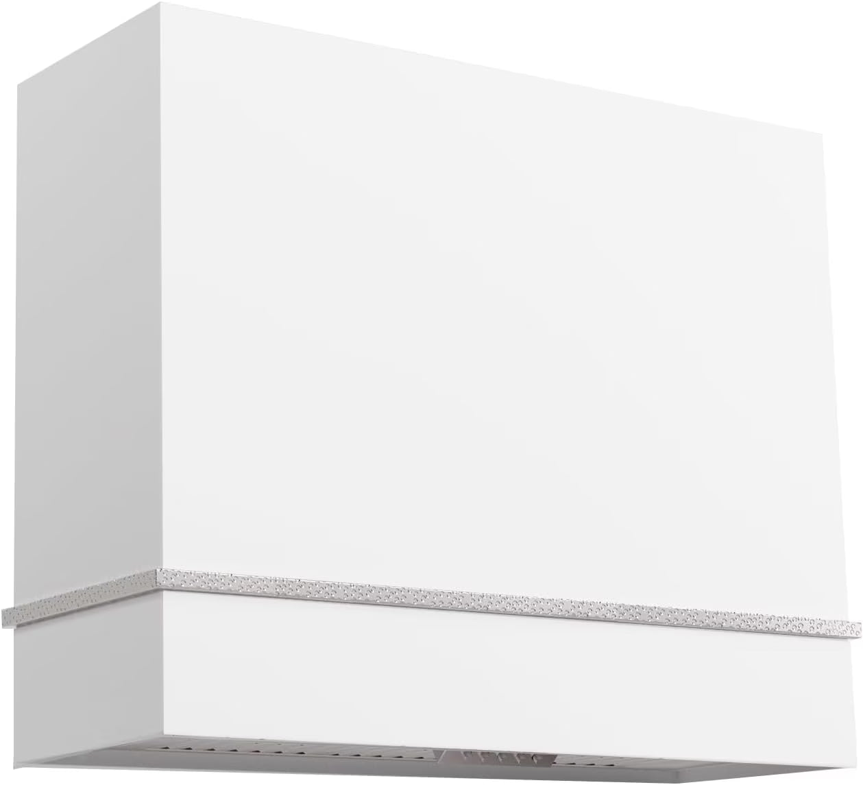 Akicon Range Hood 36 Inch, Ultra Quite Stainless Steel Kitchen Hood, Wall Mount Square Vent Hood with LED Light and Dishwasher-Safe Filters, Hood Vents for Kitchen, 3 Speeds, 600 CFM (AK-HS36HB-SWG)