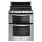 Whirlpool 30a?? 6.0 cu ft Gas Double Oven Range in Stainless Steel