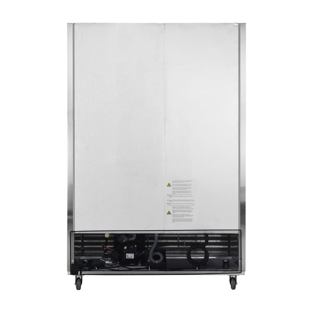 Camellia River 54" Upright Freezer, 42.2 Cu.ft. Solid Door, Commercial, Stainless Steel