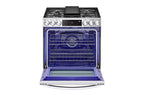 LG LSDL6336F 6.3 Cu Ft. Stainless Steel Slide-In Smart Dual Fuel Range