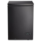 Moifoi 3.5 Cu.ft Chest Freezer w/ Removable Storage Basket & Top Open Door, Energy Saving, White