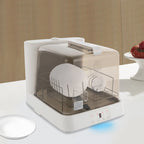 TFCFL 800W Portable Mini Dishwasher Countertop Dish Washing Machine w/ Washing Programs