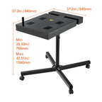 KFFKFF Pro Flash Dryer, 16x16 inch, Enhanced 1800W Flash Dryer for Screen Printing Equipment, Temperature Regulation 0-750�? Stand with Adjustable Height, 360° Swivel, Garment Drying Device