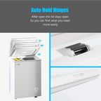 WANAI Deep Freezer 3.5 Cu.ft,Chest Freezer with Top Open Door,Suitable for Apartments, Dorms or Garages,White