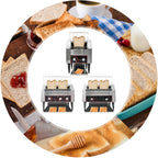 High Efficiency Commercial Conveyor Toaster with 7 Speeds and 3 Modes, 150-450 Slices per Hour, Ideal for Cafes, Buffets, and Coffee Shops