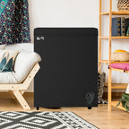 WANAI 3.5 Cubic Chest Freezer with Top Open Door,Removable Storage Basket,7 Gears Temp Control,Energy Saving,Black