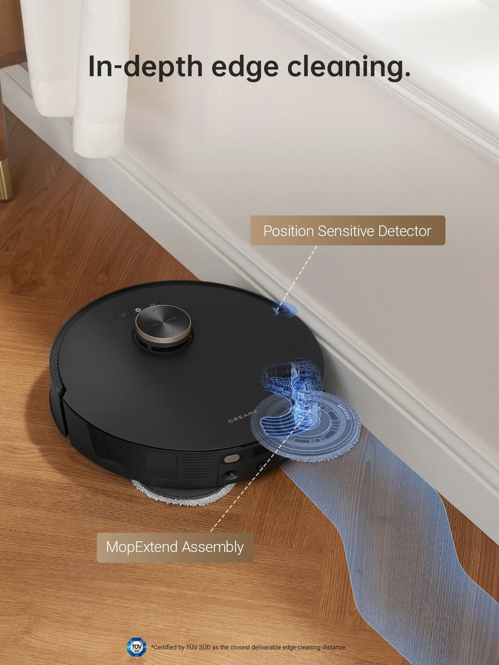 Dreame 2-in-1 Robot Vacuum and Mop, Auto Mop Raising, 7000Pa Suction, Self-Emptying Base, L20 Ultra