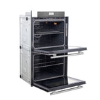 Forno Villarosa 30-Inch Built-In Double Wall Oven, Stainless Steel, Convection Cooking, Touch Control Panel, Self-Cleaning Function