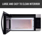 Farberware Microwave 1.7 cu. ft. Over The Range in Black