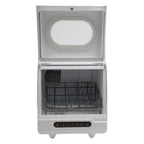 ToppiJoy Portable Countertop Dishwasher with 5 Washing Functions, Quick Wash, Sterilization & Energy-Saving Design �C Ideal for Small Kitchens, Apartments, and Family Homes
