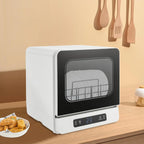 Countertop Dishwasher Compact Dishwasher, Mini Dishwasher with 4.8L Built-in Water Tank 110V Portable Dishwasher 5 Washing Programs 360�� Dual Spray Mini Dishwasher for Apartments RVs 590W