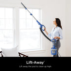 Shark Upright Vacuum, Lift-Away ADV, Pet Friendly, Bagless, with Self-Cleaning Brushroll, Hard Floor and Carpet, Anti Allergen & Lightweight Design, LA360, Blue