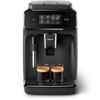 Philips 1200 Fully Automatic Espresso Machine with Milk Frother, Black