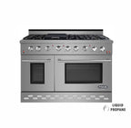 NXR  48" Stainless Steel Pro-Style Propane Gas Range with 7.2 cu.ft. Convection Oven SC4811LP