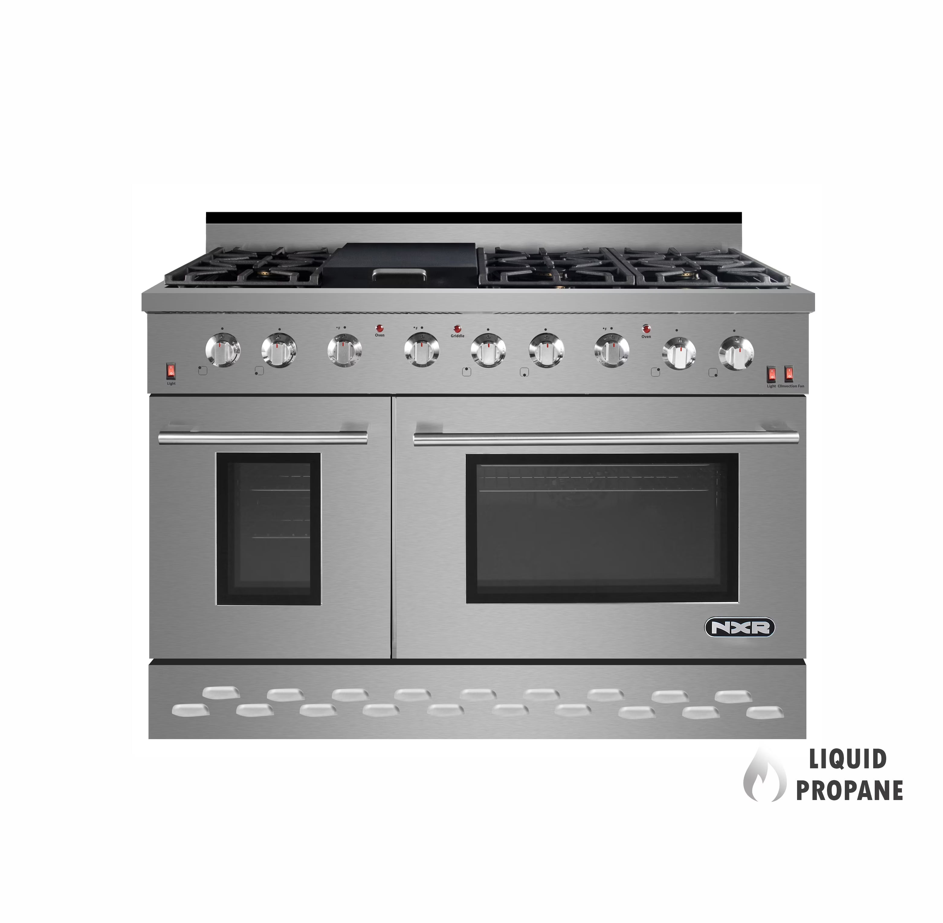 NXR  48" Stainless Steel Pro-Style Propane Gas Range with 7.2 cu.ft. Convection Oven SC4811LP