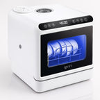 Portable Countertop Dishwasher with 4 Washing Programs and 360�� Dual Spray