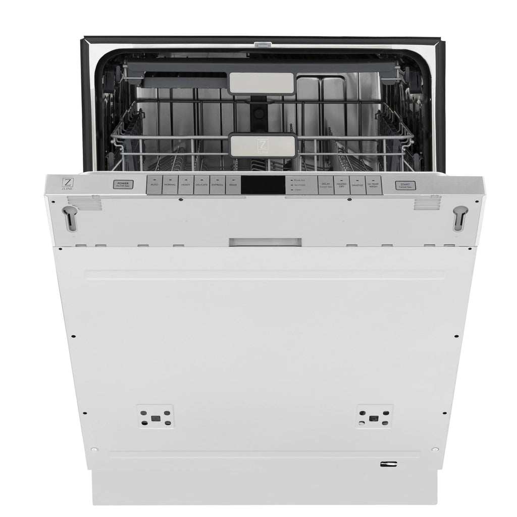 Zline Dwmtz-24-G 24" Wide 16 Place Setting Built-In Panel Ready Top Control Dishwasher -