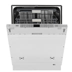 Zline Dwmtz-24-G 24" Wide 16 Place Setting Built-In Panel Ready Top Control Dishwasher -