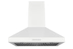 Hauslane WM-530  30-inch Wall Mount Range Hood, Matte White, Strong Suction, Stainless Steel Baffle Filters, LED Lamps