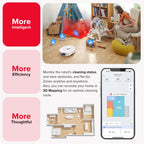 Roborock Q8 Max Robot Vacuum and Mop with Obstacle Avoidance, LiDAR Navigation, 5500Pa Suction Power, and App Control(White)