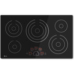 LG LCE3610SB 36 inch 5 Burner Black Electric Cooktop