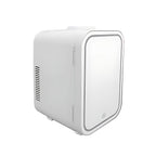 tzyudk White Mini Refrigerator 4L Quiet Heating Freezing Portable Compact Fridge For Home Car Student Dormitory Us Plug 110V Affordable Useful Plastic