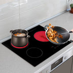 Electric Cooktop 24 inch Built-in Electric Stove Top 110V 2600W Knob Control