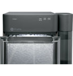 GE Appliances 38 lbs Capacity Built-In Ice Maker, Black Stainless Steel