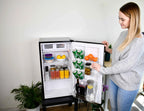 Frigidaire 3.2 Cu Ft Retro Dry Erase Compact Fridge, (EFR331-BLACK), Black