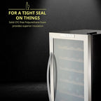 Schmecke 24-Bottle Freestanding Wine Cooler - Black