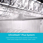 Kenmore 02214622 Built-in 24-inch Stainless Steel Tub Dishwasher, White, 34"H x 24"W x 25"D