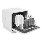 SHZICMY Portable Compact Countertop Mini Dishwasher with Water Tank Leak-Proof Air Dry