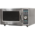 Sharp R-21LCFS Medium Duty Commercial Microwave Dial Timer, 1000-Watts, 120-Volts Update of R-21LCF